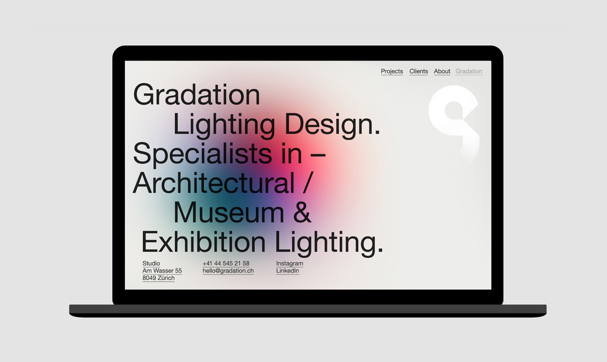 overholdelse Fugtig Motel Gradation Lighting | Design and Brand Studio